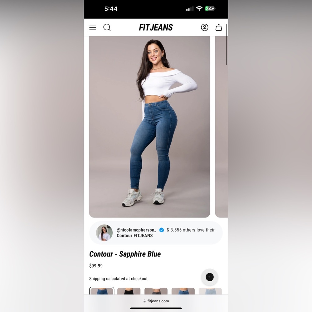 Fit Jeans Contour